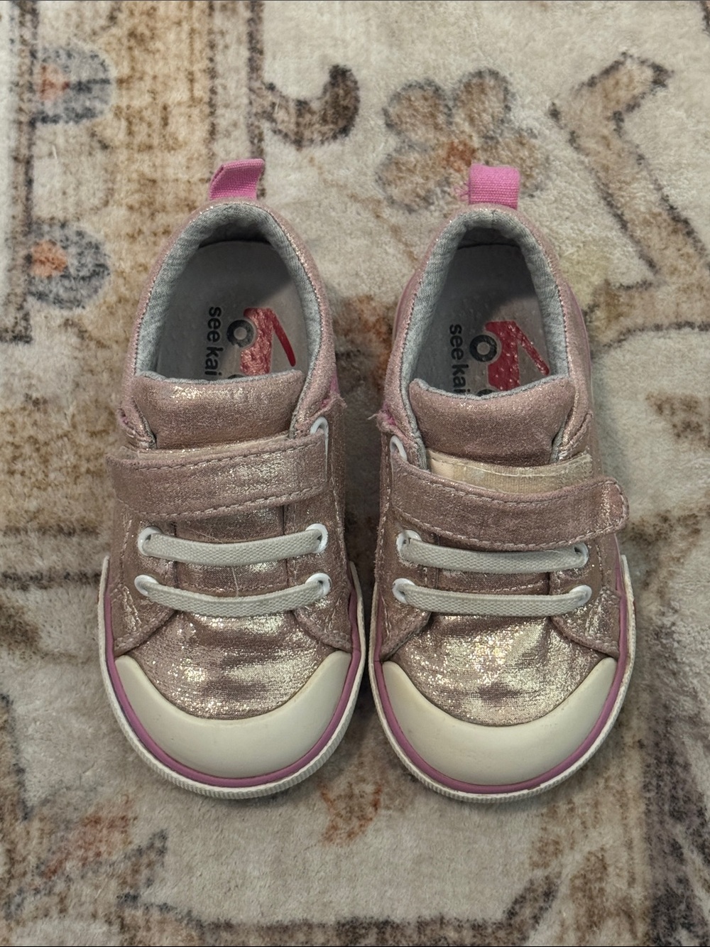 See Kai Run See Kai Run Kristin Sneakers - Rose Shimmer